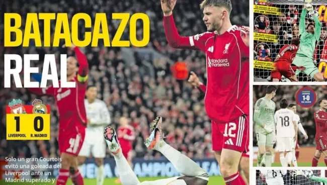 Báo chí Tây Ban Nha không ấn tượng với màn thể hiện của Real