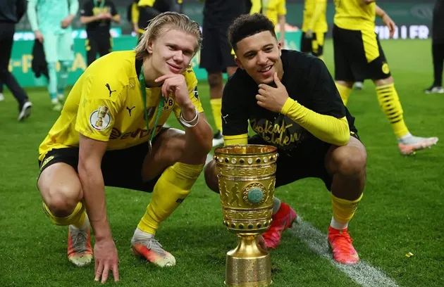 Haaland và Jadon Sancho cùng tập luyện tại Dortmund, hai ngôi sao tài năng của đội